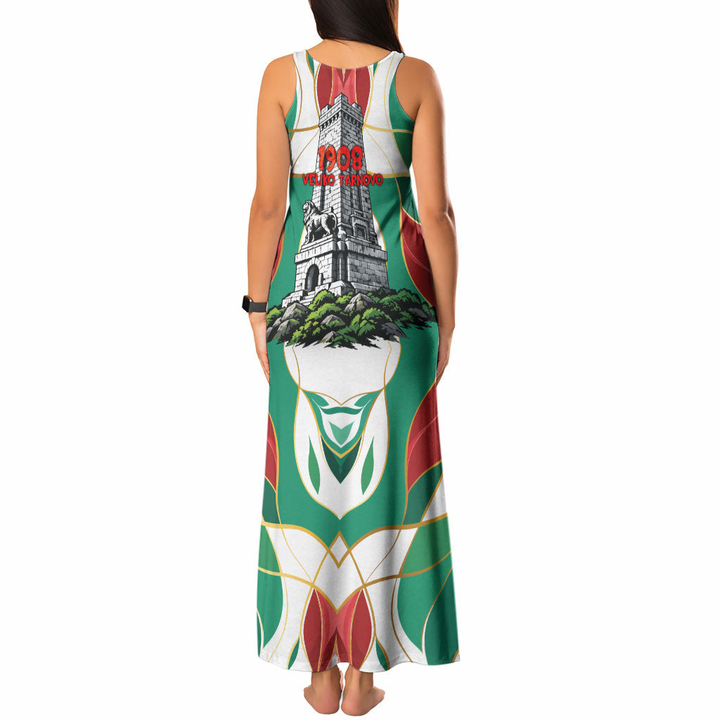 Bulgaria Independence Day 1908 Tank Maxi Dress Veliko Tarnovo Monument National Flag Patriot