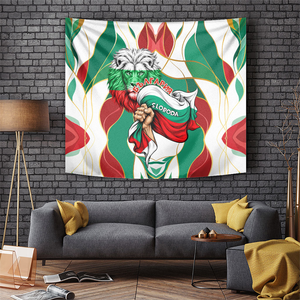 Bulgaria Independence Day 1908 Tapestry Veliko Tarnovo Monument National Flag Patriot