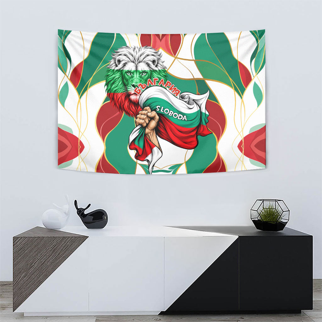 Bulgaria Independence Day 1908 Tapestry Veliko Tarnovo Monument National Flag Patriot