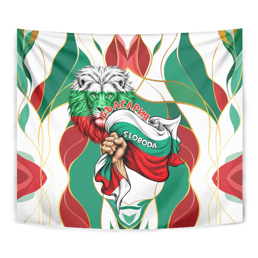 Bulgaria Independence Day 1908 Tapestry Veliko Tarnovo Monument National Flag Patriot