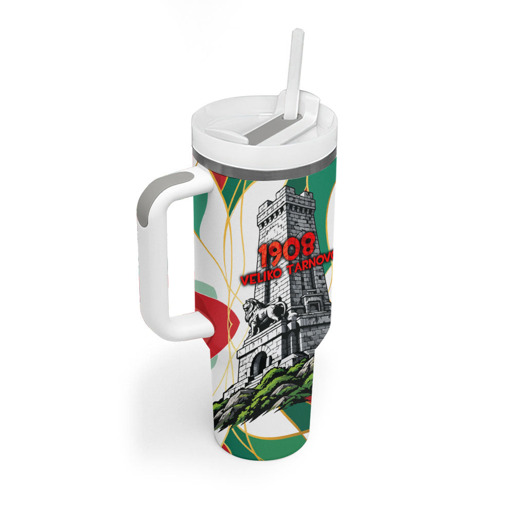 Bulgaria Independence Day 1908 Tumbler With Handle Veliko Tarnovo Monument National Flag Patriot