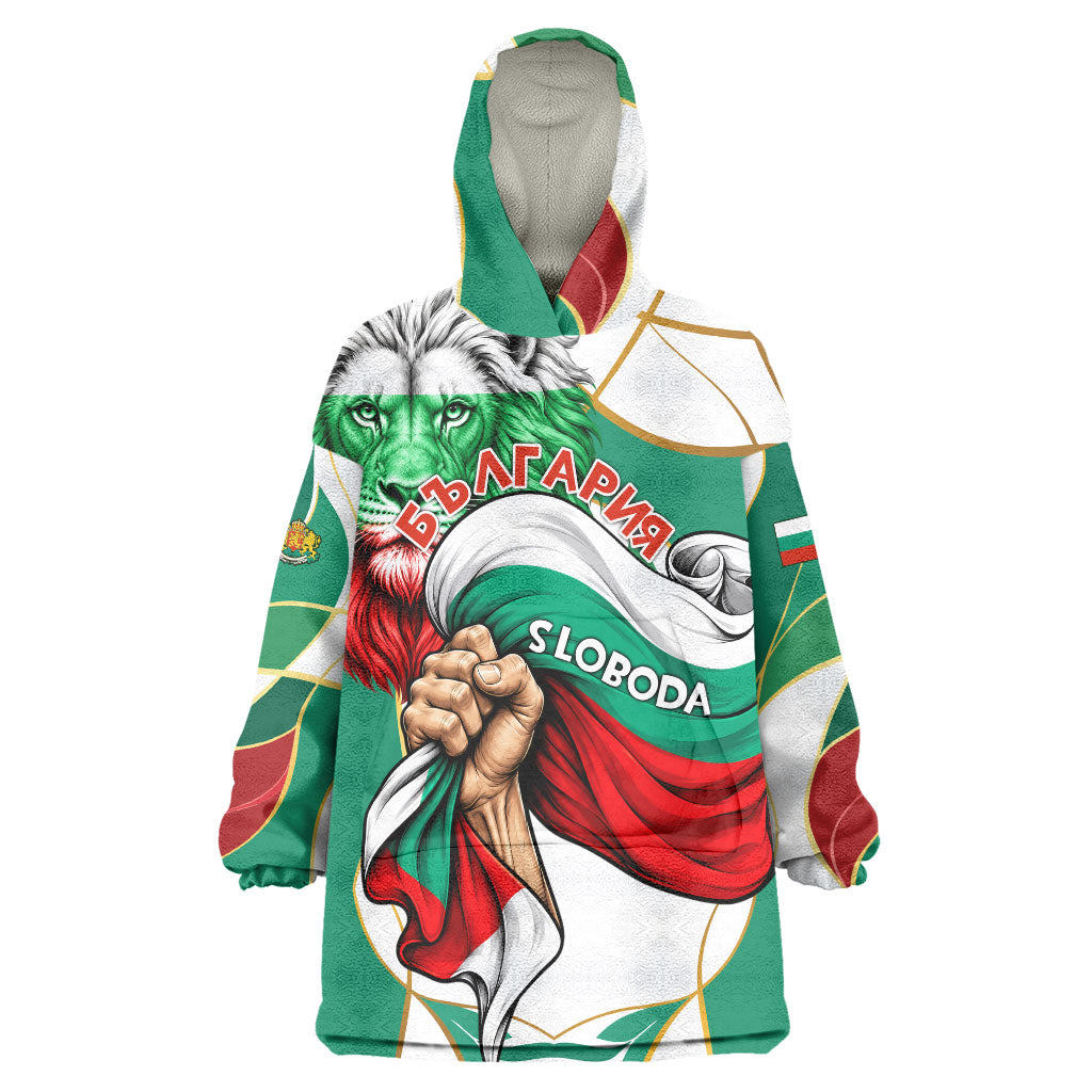 Bulgaria Independence Day 1908 Wearable Blanket Hoodie Veliko Tarnovo Monument National Flag Patriot