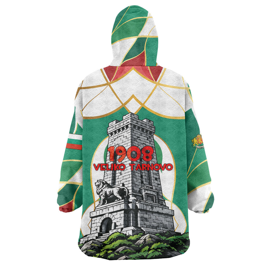 Bulgaria Independence Day 1908 Wearable Blanket Hoodie Veliko Tarnovo Monument National Flag Patriot