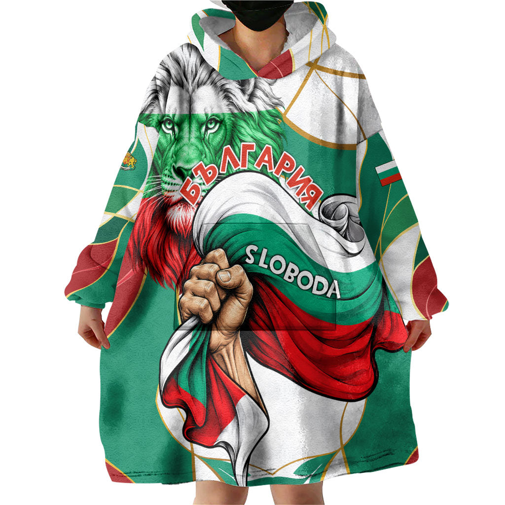 Bulgaria Independence Day 1908 Wearable Blanket Hoodie Veliko Tarnovo Monument National Flag Patriot