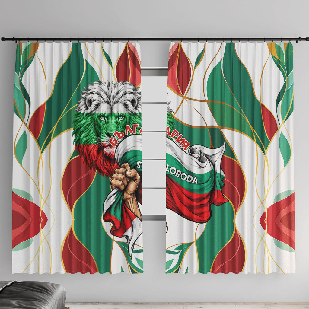 Bulgaria Independence Day 1908 Window Curtain Veliko Tarnovo Monument National Flag Patriot