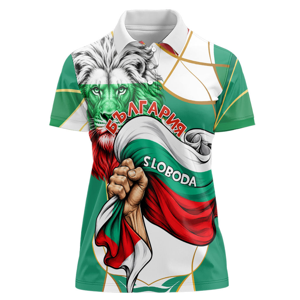 Bulgaria Independence Day 1908 Women Polo Shirt Veliko Tarnovo Monument National Flag Patriot