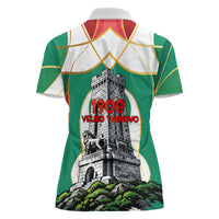 Bulgaria Independence Day 1908 Women Polo Shirt Veliko Tarnovo Monument National Flag Patriot