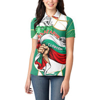 Bulgaria Independence Day 1908 Women Polo Shirt Veliko Tarnovo Monument National Flag Patriot