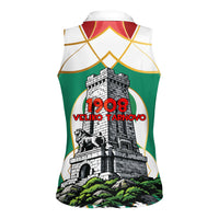 Bulgaria Independence Day 1908 Women Sleeveless Polo Shirt Veliko Tarnovo Monument National Flag Patriot