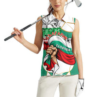 Bulgaria Independence Day 1908 Women Sleeveless Polo Shirt Veliko Tarnovo Monument National Flag Patriot