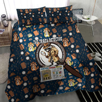 Jimothy The Raccoon The Trash Detective Bedding Set Funny Noir Sleuth Missing Snacks Crime Mystery