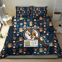 Jimothy The Raccoon The Trash Detective Bedding Set Funny Noir Sleuth Missing Snacks Crime Mystery