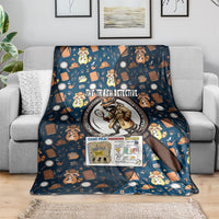 Jimothy The Raccoon The Trash Detective Blanket Funny Noir Sleuth Missing Snacks Crime Mystery