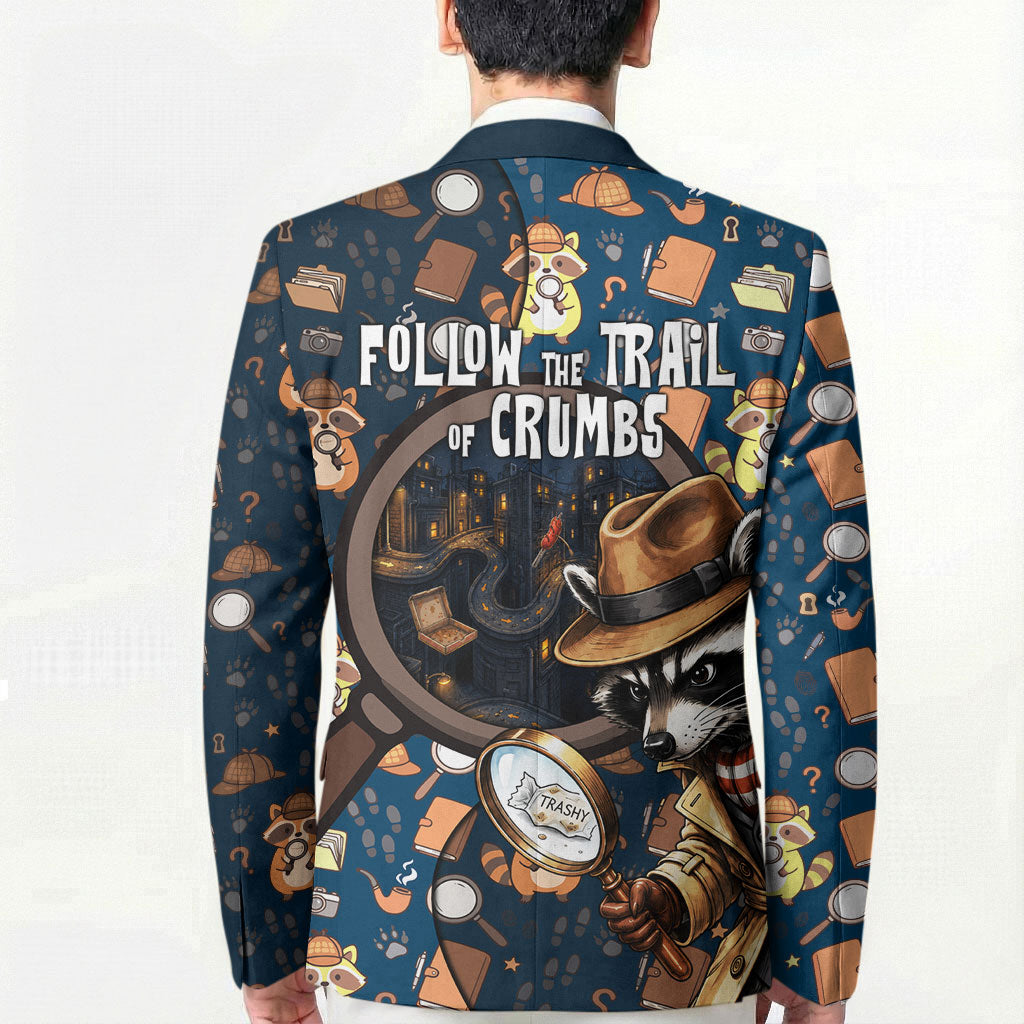 Jimothy The Raccoon The Trash Detective Blazer Funny Noir Sleuth Missing Snacks Crime Mystery