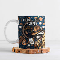 Jimothy The Raccoon The Trash Detective Ceramic Mug Funny Noir Sleuth Missing Snacks Crime Mystery