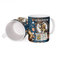 Jimothy The Raccoon The Trash Detective Ceramic Mug Funny Noir Sleuth Missing Snacks Crime Mystery
