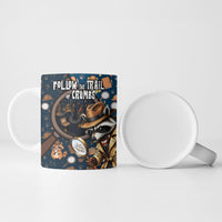 Jimothy The Raccoon The Trash Detective Ceramic Mug Funny Noir Sleuth Missing Snacks Crime Mystery