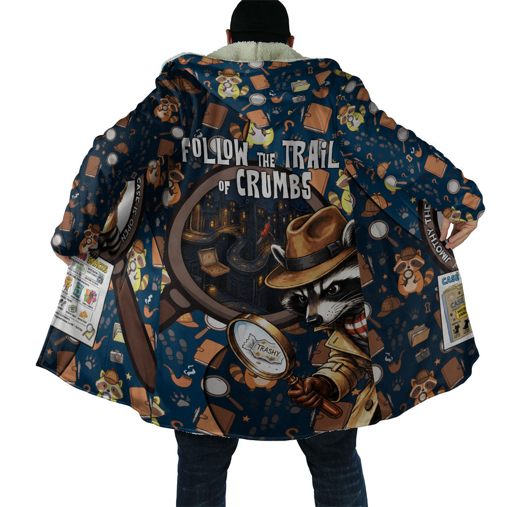 Jimothy The Raccoon The Trash Detective Cloak Funny Noir Sleuth Missing Snacks Crime Mystery