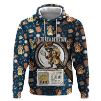 Jimothy The Raccoon The Trash Detective Hoodie Funny Noir Sleuth Missing Snacks Crime Mystery