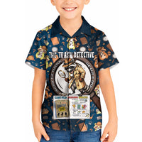 Jimothy The Raccoon The Trash Detective Kid Hawaiian Shirt Funny Noir Sleuth Missing Snacks Crime Mystery