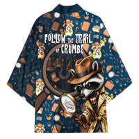 Jimothy The Raccoon The Trash Detective Kimono Funny Noir Sleuth Missing Snacks Crime Mystery