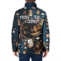 Jimothy The Raccoon The Trash Detective Padded Jacket Funny Noir Sleuth Missing Snacks Crime Mystery