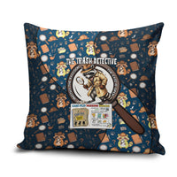Jimothy The Raccoon The Trash Detective Pillow Cover Funny Noir Sleuth Missing Snacks Crime Mystery