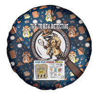 Jimothy The Raccoon The Trash Detective Spare Tire Cover Funny Noir Sleuth Missing Snacks Crime Mystery