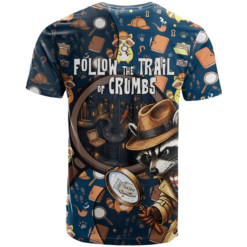 Jimothy The Raccoon The Trash Detective T Shirt Funny Noir Sleuth Missing Snacks Crime Mystery