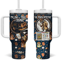 Jimothy The Raccoon The Trash Detective Tumbler With Handle Funny Noir Sleuth Missing Snacks Crime Mystery