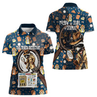 Jimothy The Raccoon The Trash Detective Women Polo Shirt Funny Noir Sleuth Missing Snacks Crime Mystery