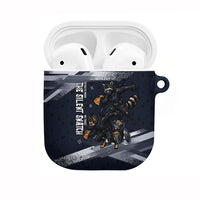 Ninja Raccoon Quasimodo Pizza Heist AirPods Case Night Stealth Scene Detailed Pizza Slices