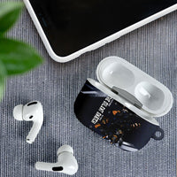 Ninja Raccoon Quasimodo Pizza Heist AirPods Case Night Stealth Scene Detailed Pizza Slices