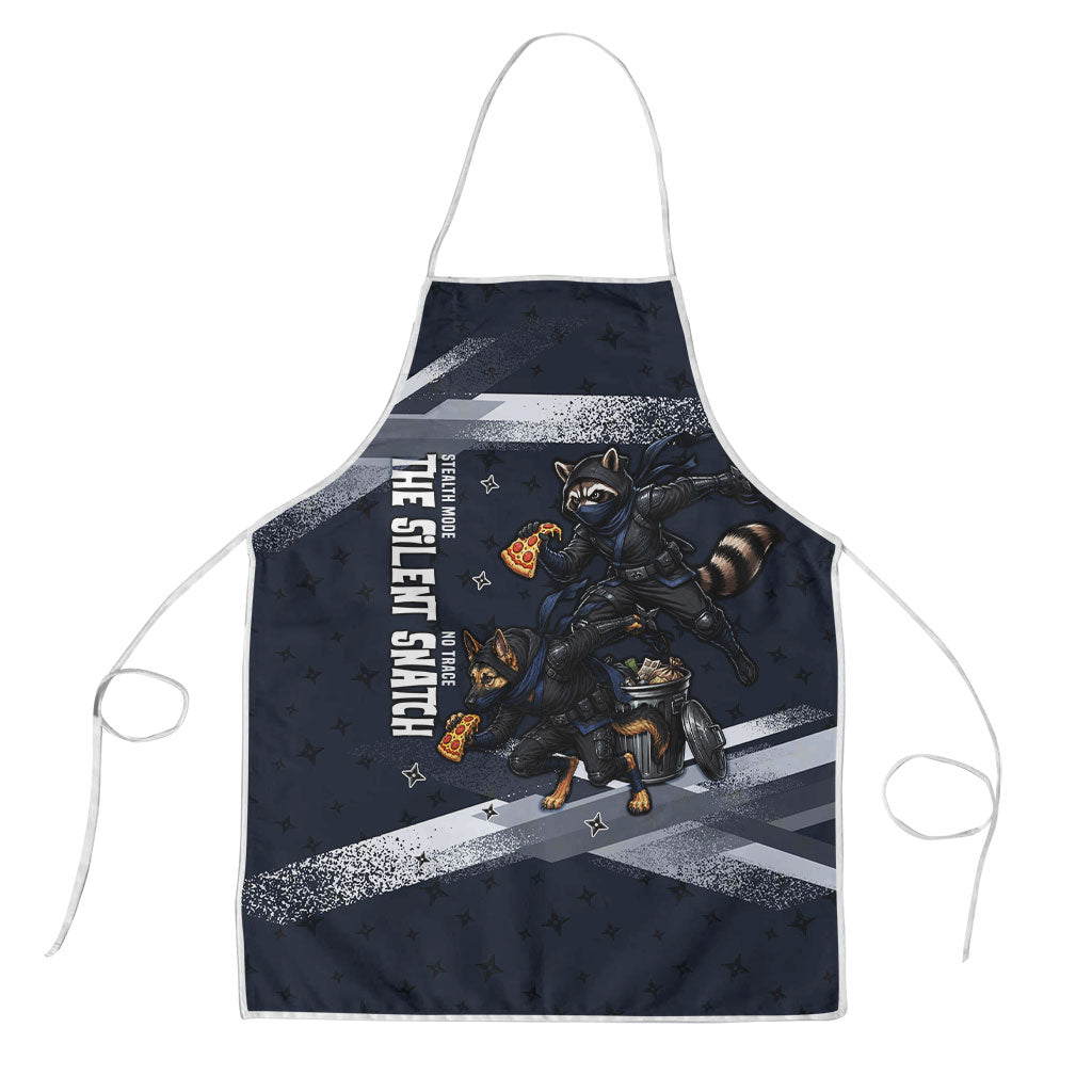 Ninja Raccoon Quasimodo Pizza Heist Apron Night Stealth Scene Detailed Pizza Slices