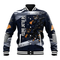 Ninja Raccoon Quasimodo Pizza Heist Baseball Jacket Night Stealth Scene Detailed Pizza Slices
