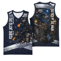 Ninja Raccoon Quasimodo Pizza Heist Basketball Jersey Night Stealth Scene Detailed Pizza Slices