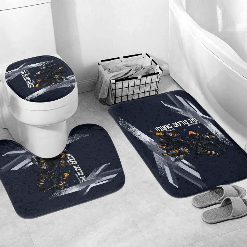 Ninja Raccoon Quasimodo Pizza Heist Bathroom Set Night Stealth Scene Detailed Pizza Slices