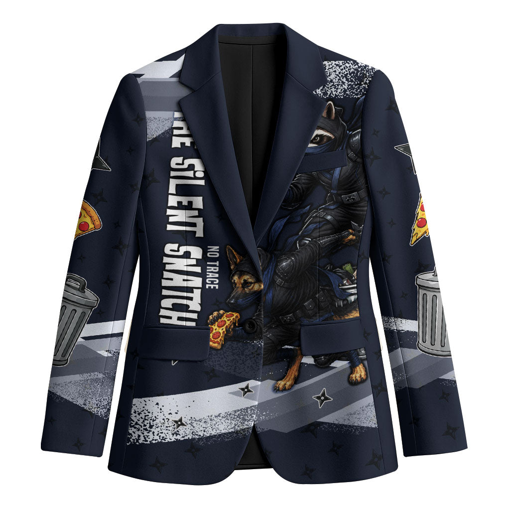 Ninja Raccoon Quasimodo Pizza Heist Blazer Night Stealth Scene Detailed Pizza Slices