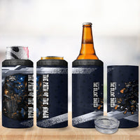 Ninja Raccoon Quasimodo Pizza Heist 4 in 1 Can Cooler Tumbler Night Stealth Scene Detailed Pizza Slices