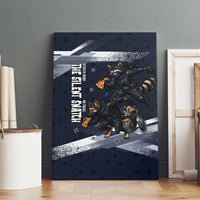 Ninja Raccoon Quasimodo Pizza Heist Canvas Wall Art Night Stealth Scene Detailed Pizza Slices