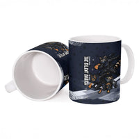 Ninja Raccoon Quasimodo Pizza Heist Ceramic Mug Night Stealth Scene Detailed Pizza Slices