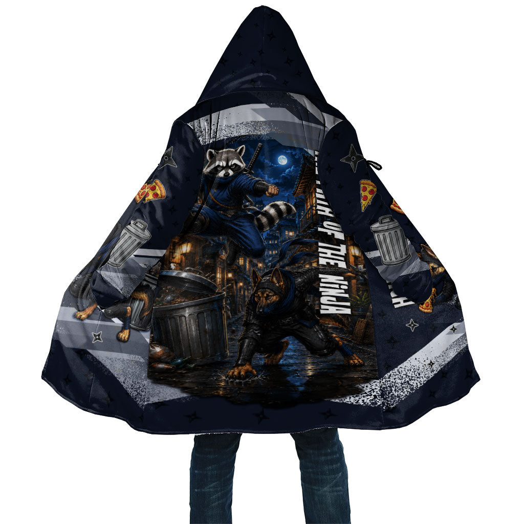 Ninja Raccoon Quasimodo Pizza Heist Cloak Night Stealth Scene Detailed Pizza Slices