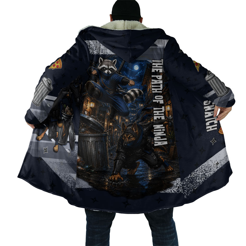Ninja Raccoon Quasimodo Pizza Heist Cloak Night Stealth Scene Detailed Pizza Slices