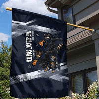Ninja Raccoon Quasimodo Pizza Heist Garden Flag Night Stealth Scene Detailed Pizza Slices