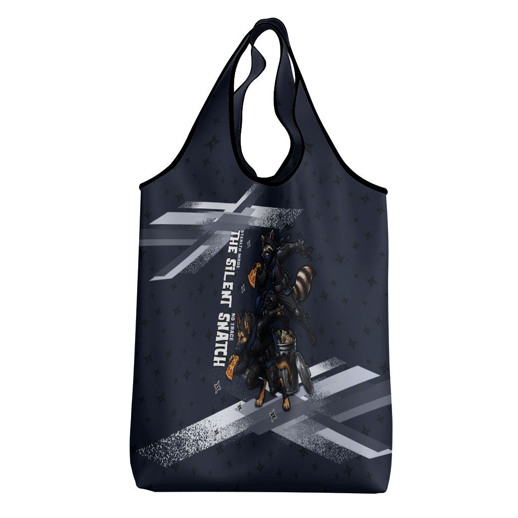 Ninja Raccoon Quasimodo Pizza Heist Grocery Bag Night Stealth Scene Detailed Pizza Slices