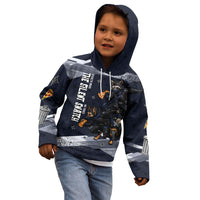 Ninja Raccoon Quasimodo Pizza Heist Kid Hoodie Night Stealth Scene Detailed Pizza Slices