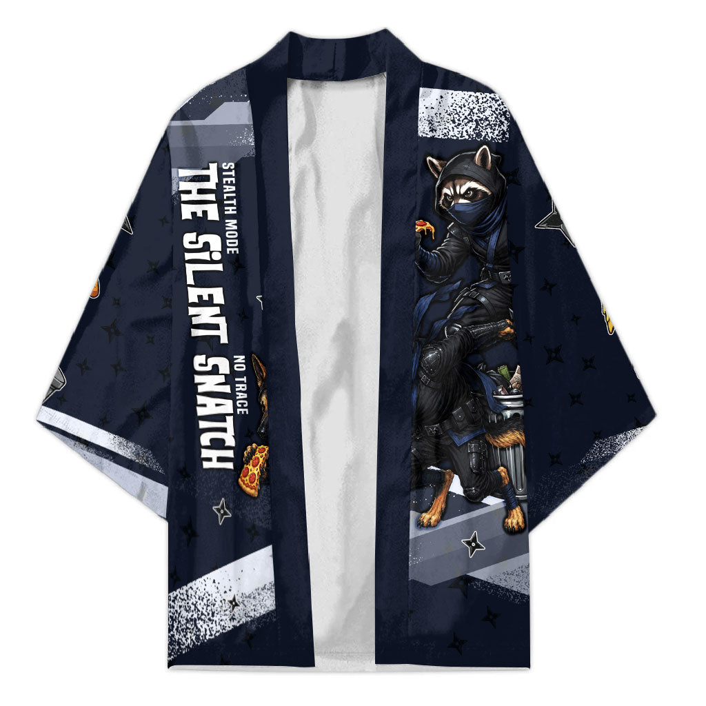 Ninja Raccoon Quasimodo Pizza Heist Kimono Night Stealth Scene Detailed Pizza Slices