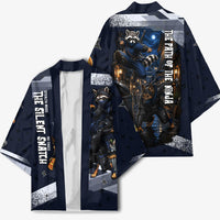 Ninja Raccoon Quasimodo Pizza Heist Kimono Night Stealth Scene Detailed Pizza Slices