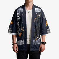 Ninja Raccoon Quasimodo Pizza Heist Kimono Night Stealth Scene Detailed Pizza Slices