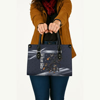 Ninja Raccoon Quasimodo Pizza Heist Leather Bag Night Stealth Scene Detailed Pizza Slices